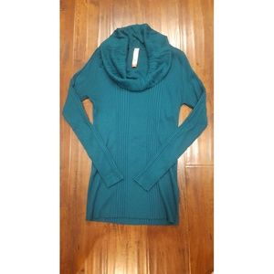Aqua Cowl Sweater